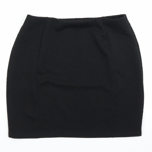 Papaya Womens Black   A-Line Skirt Size 10
