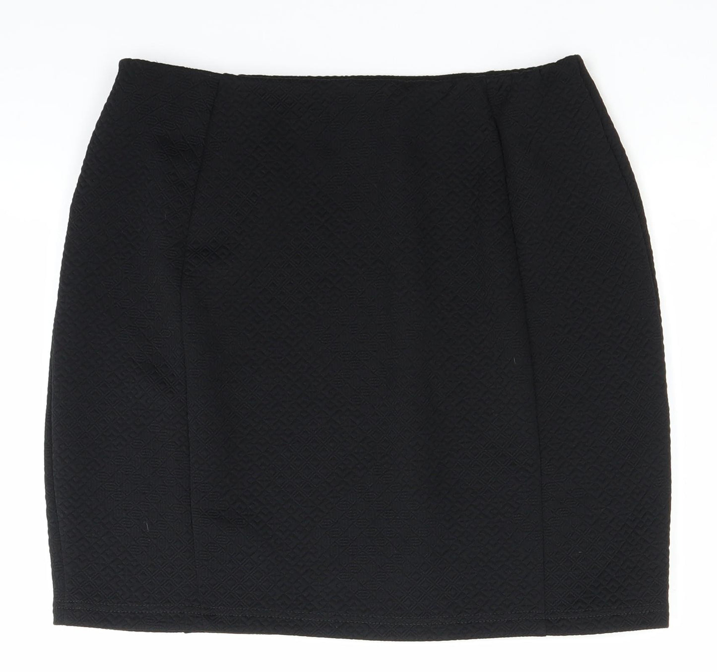 Papaya Womens Black   A-Line Skirt Size 10