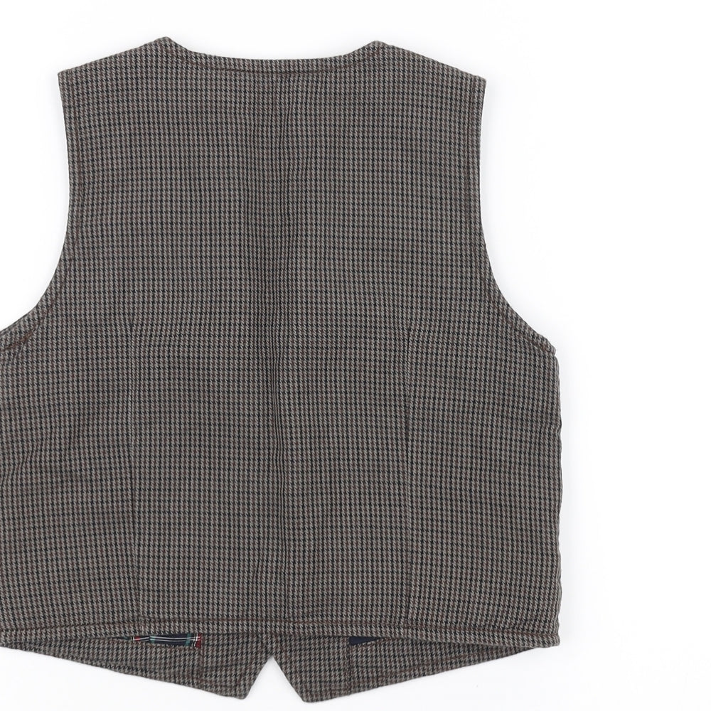 NEXT Boys Brown   Jacket Waistcoat Size 3-4 Years