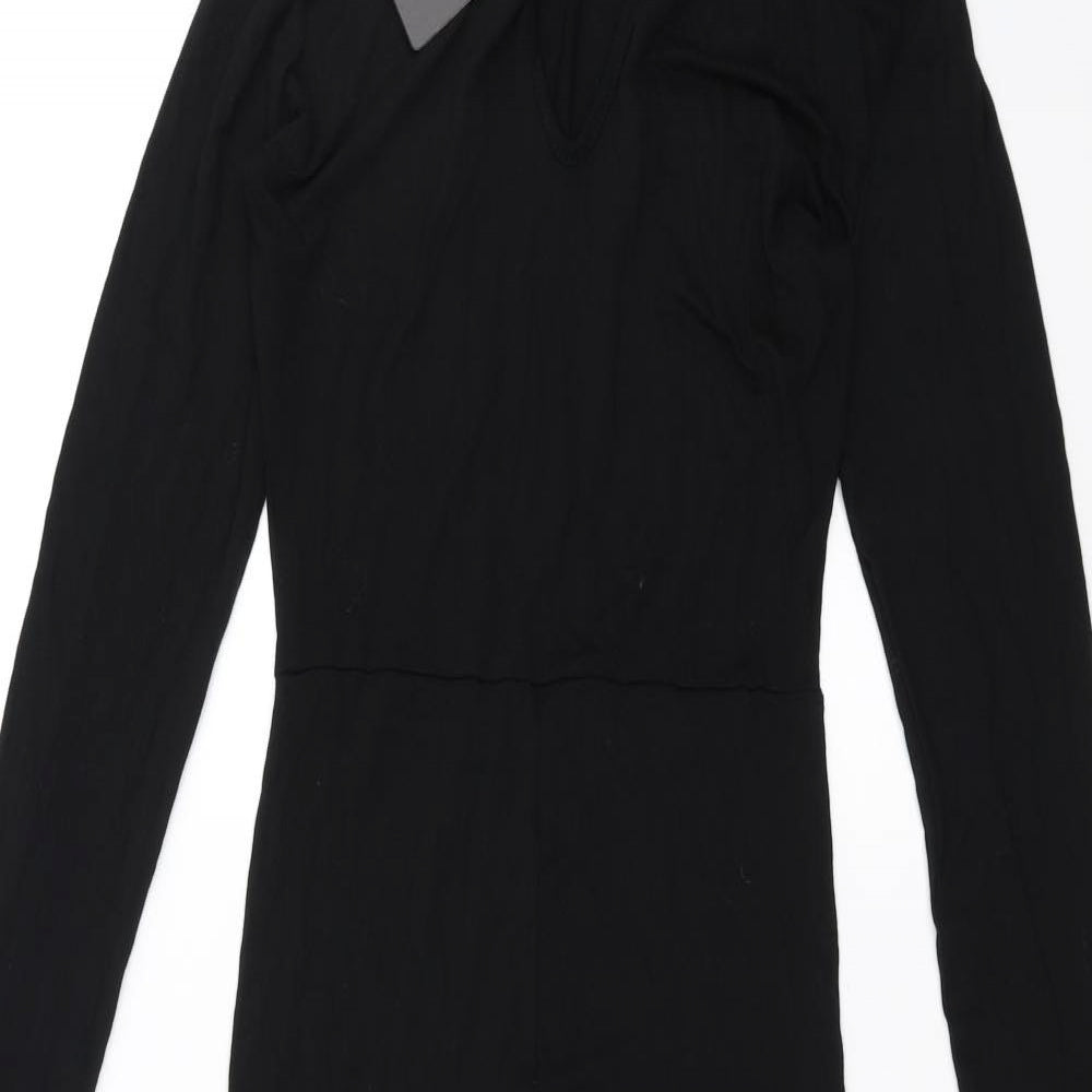 PRETTYLITTLETHING Womens Black   Jumpsuit One-Piece Size 10