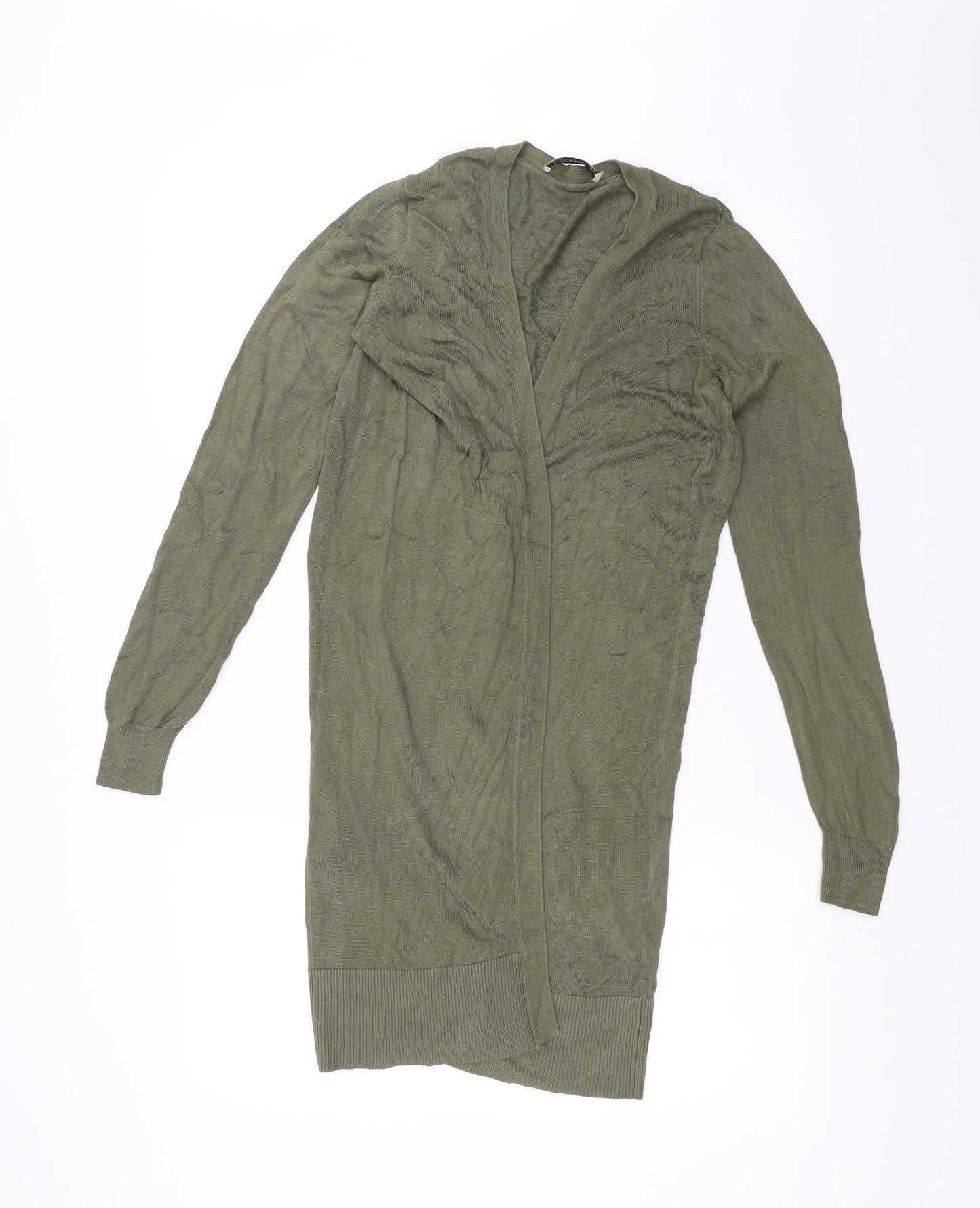 Oasis Womens Green   Cardigan Jumper Size S