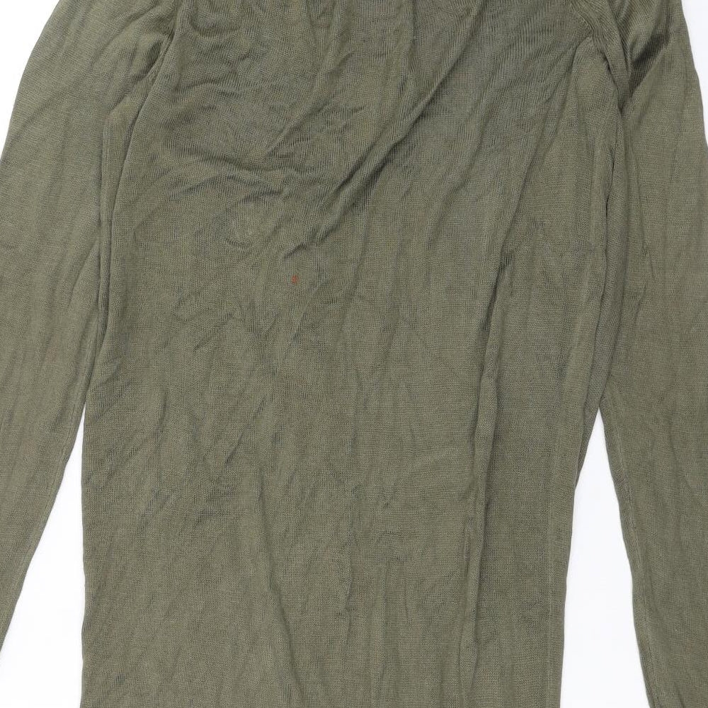 Oasis Womens Green   Cardigan Jumper Size S