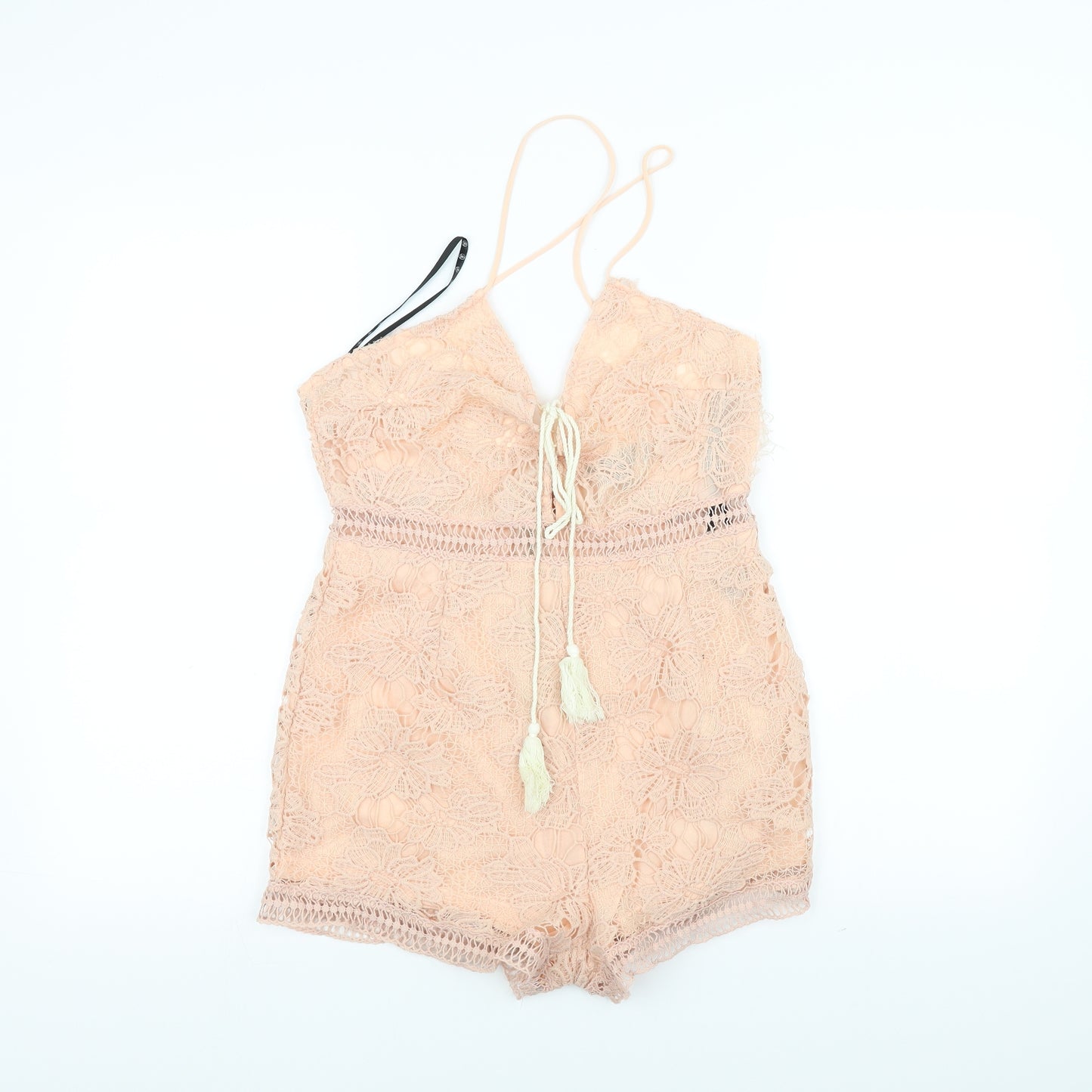Missguided Womens Pink   Bodysuit One-Piece Size 10