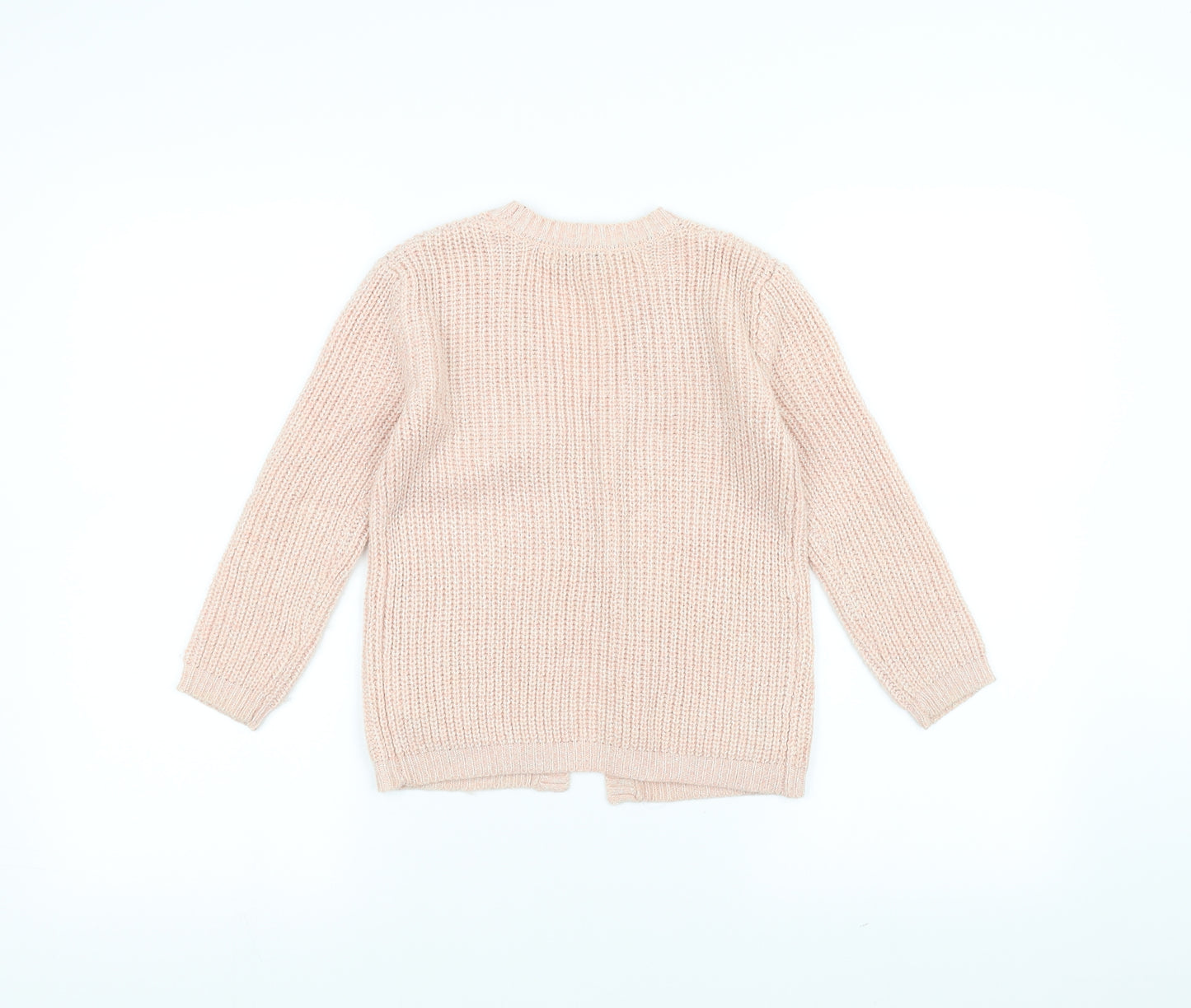 Primark Girls Pink  Knit Jacket  Size 6-7 Years