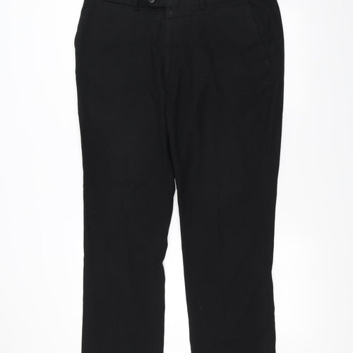 Preworn Womens Black   Trousers  Size 38 L30 in