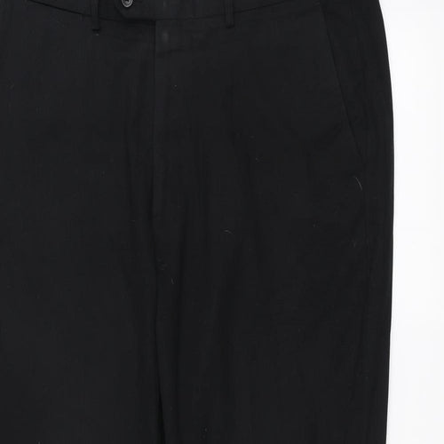 Preworn Womens Black   Trousers  Size 38 L30 in