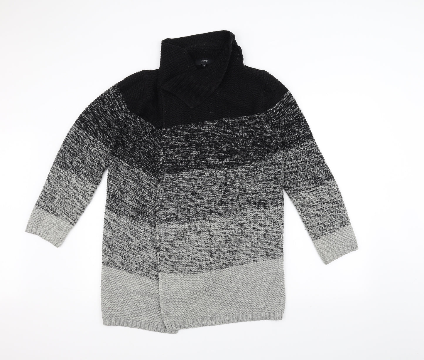 NEXT Womens Black  Knit Jacket Coatigan Size M