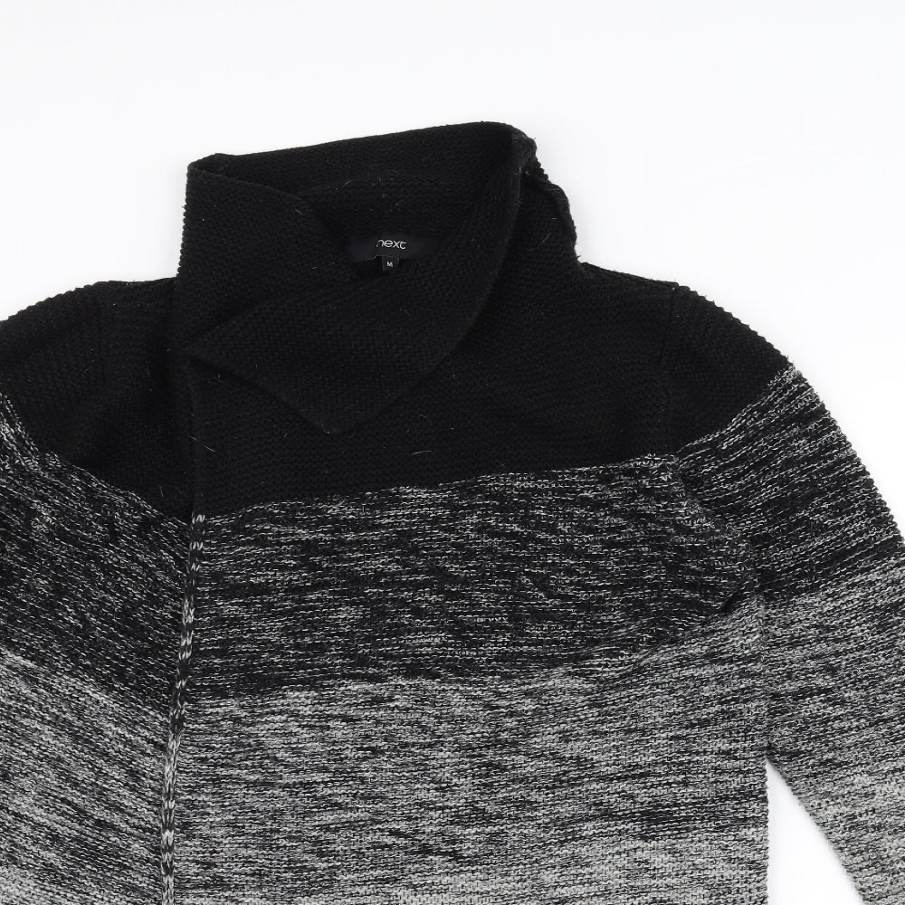 NEXT Womens Black  Knit Jacket Coatigan Size M
