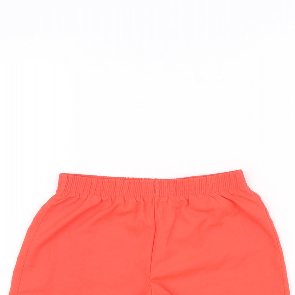 Nike Boys Orange   Sweat Shorts Size 4-5 Years - Barcelona FC