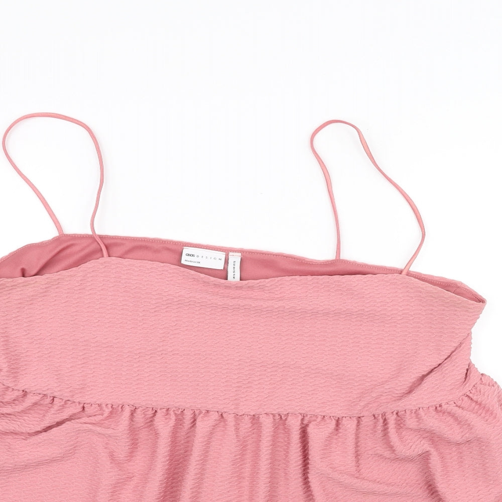 ASOS Womens Pink   Basic T-Shirt Size 16