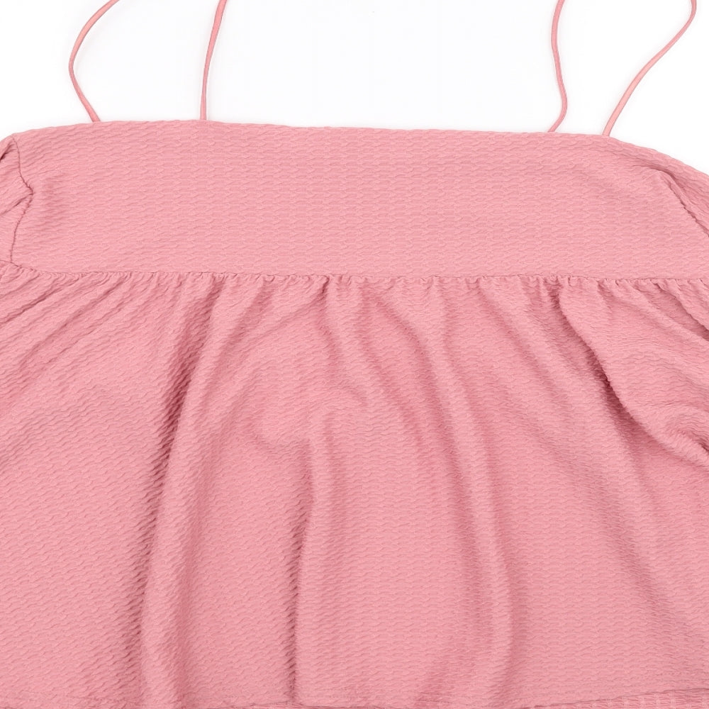 ASOS Womens Pink   Basic T-Shirt Size 16