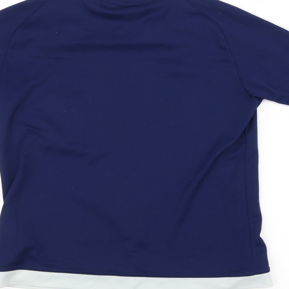 adidas Boys Blue   Basic T-Shirt Size 11-12 Years