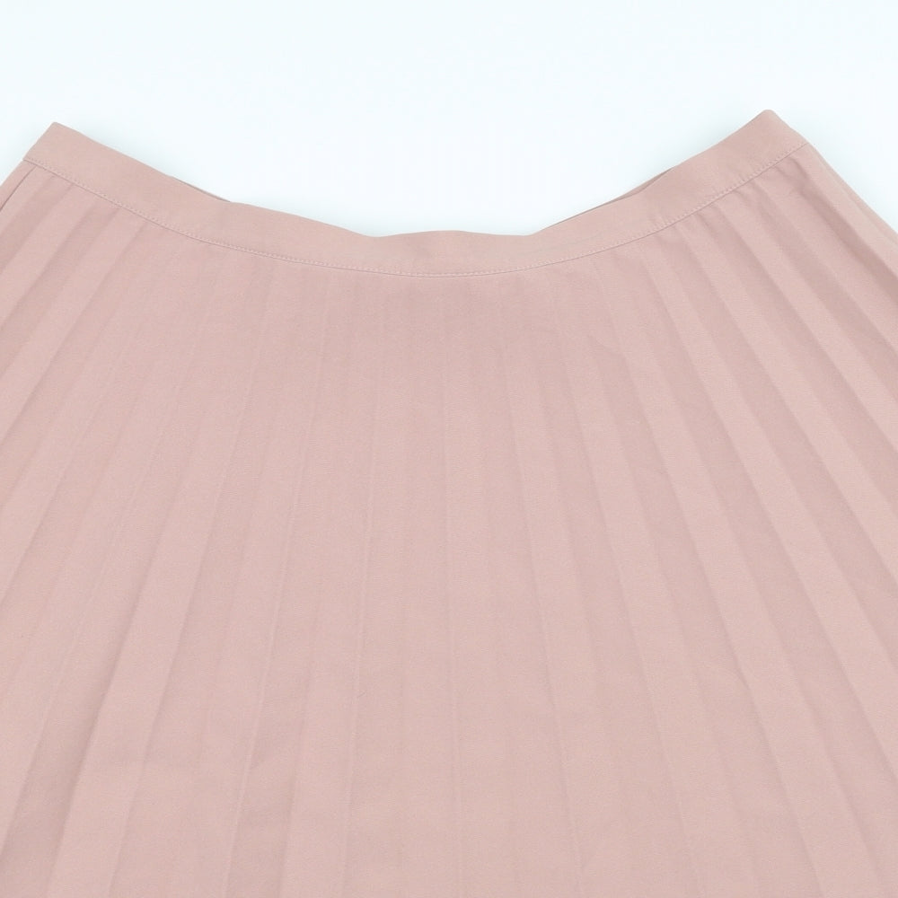 George Womens Pink   Pleated Skirt Size 16