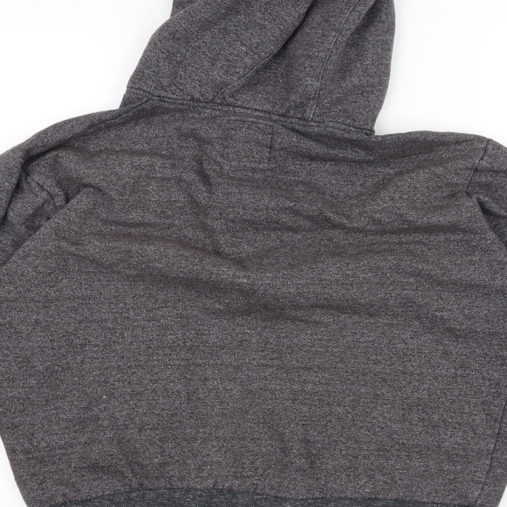 Peacocks Mens Grey   Full Zip Hoodie Size M