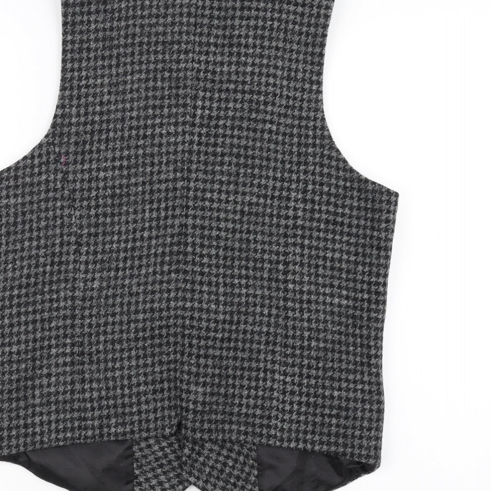 ASOS Mens Black   Jacket Suit Waistcoat Size 38