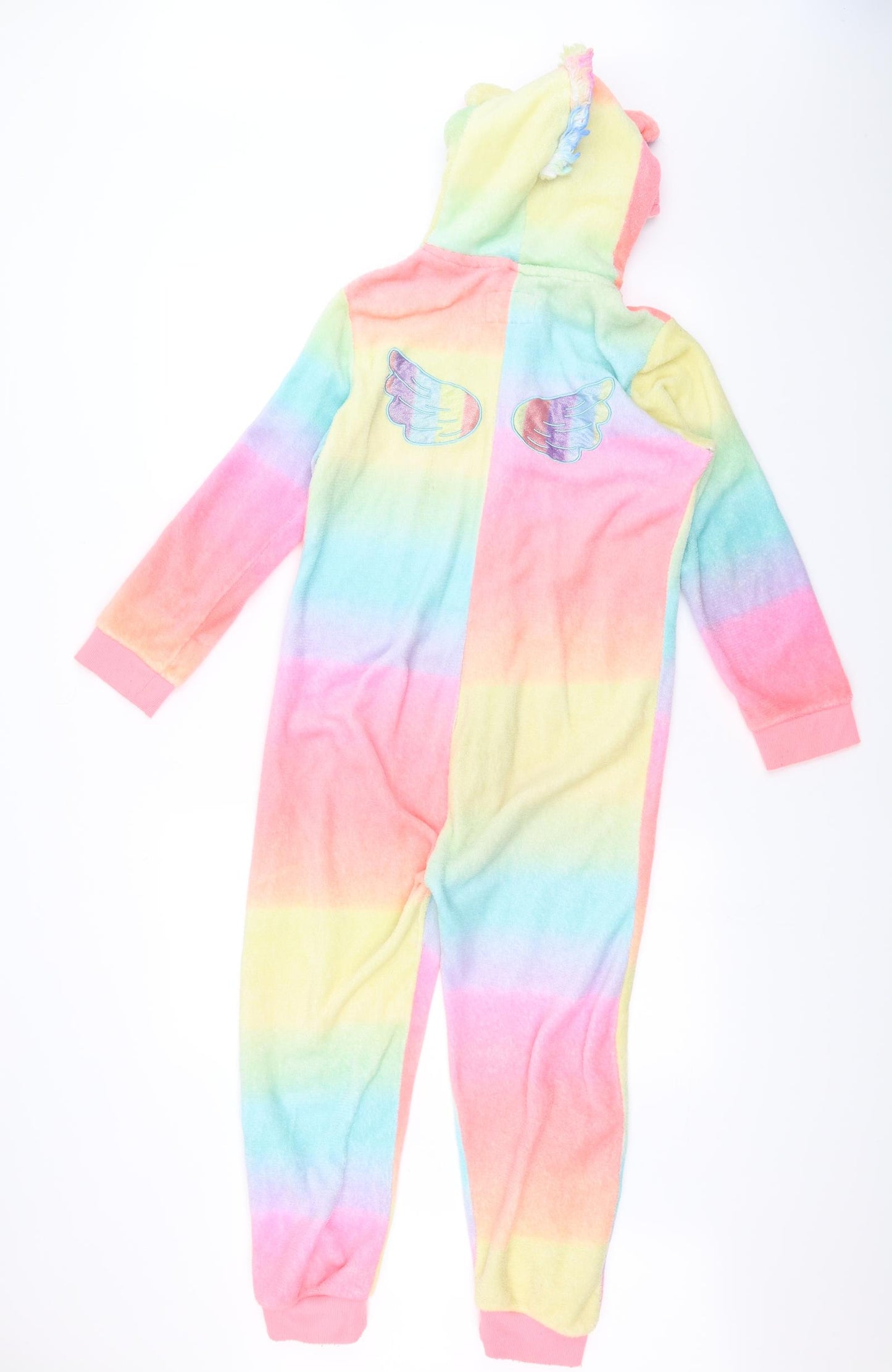 Primark Girls Multicoloured Solid  Top One Piece Size 10-11 Years  - UNICORN