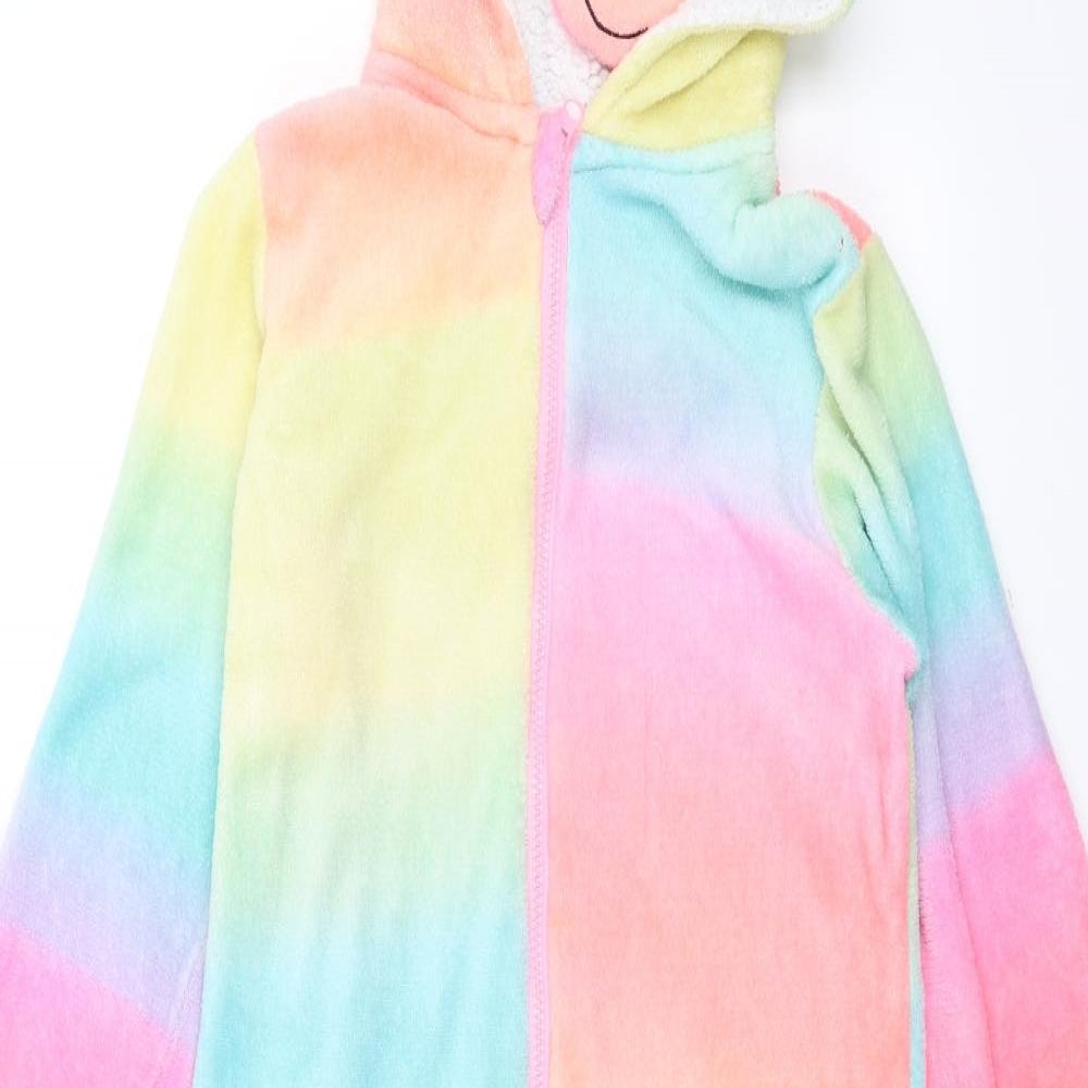 Primark Girls Multicoloured Solid  Top One Piece Size 10-11 Years  - UNICORN