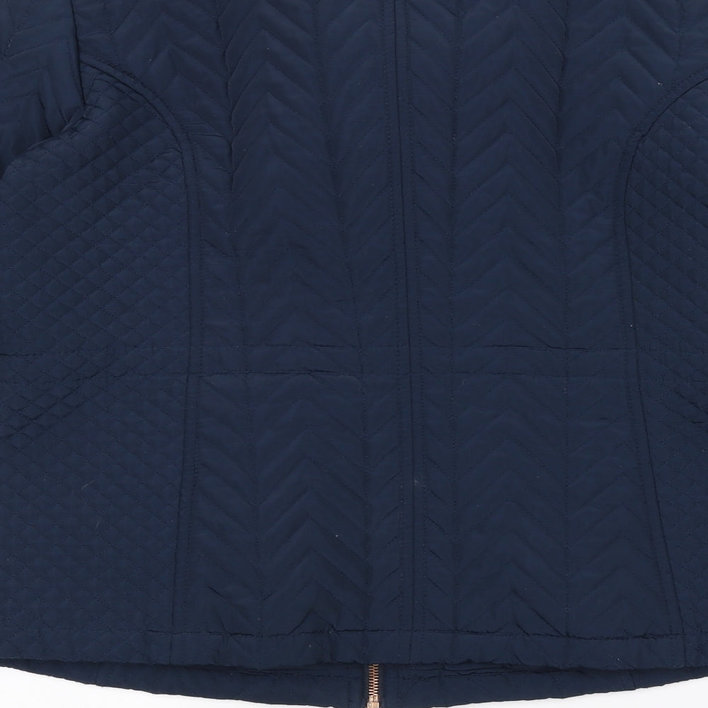 Papaya Womens Blue   Pea Coat Coat Size 14