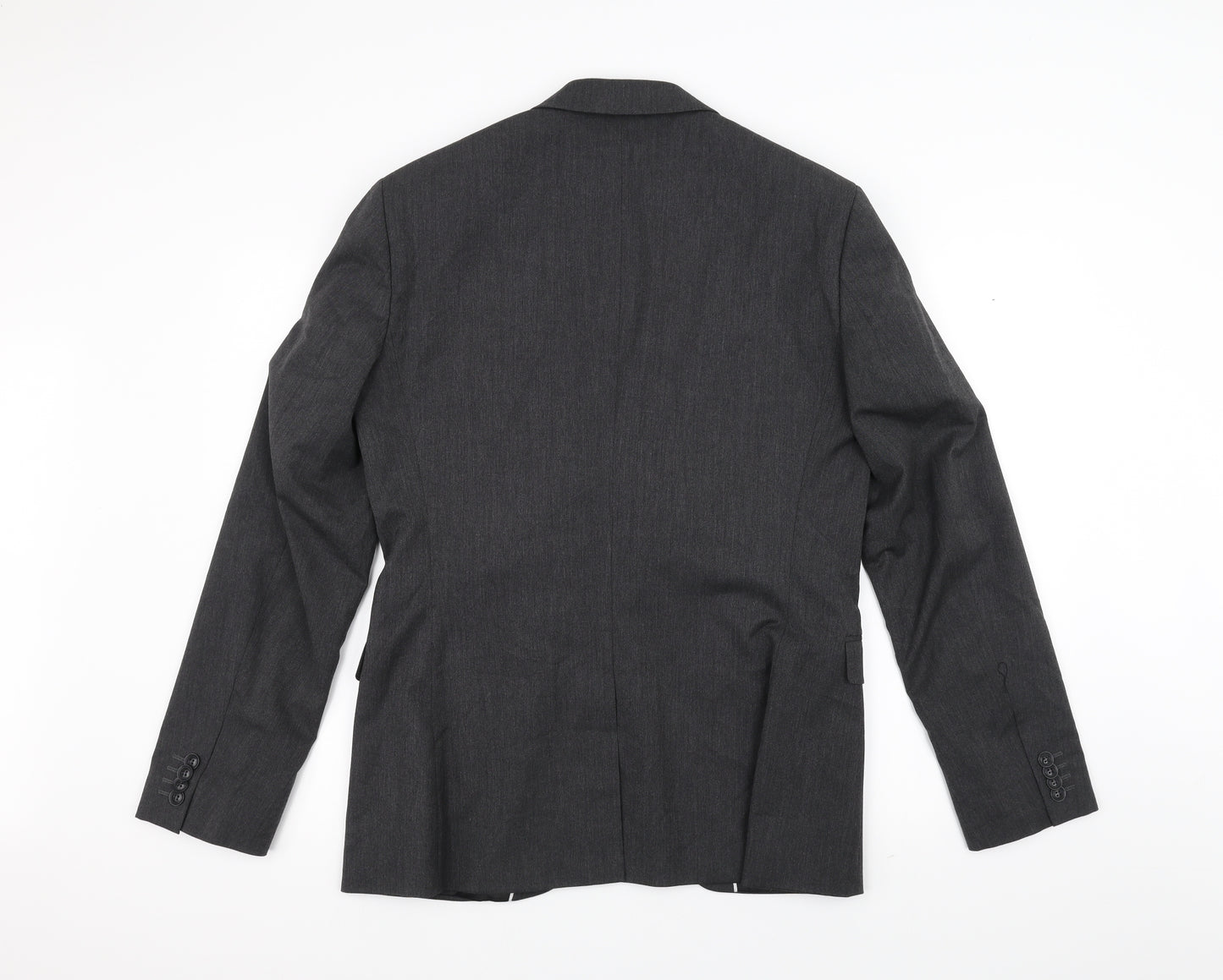 Topman Mens Grey   Jacket Suit Jacket Size 38