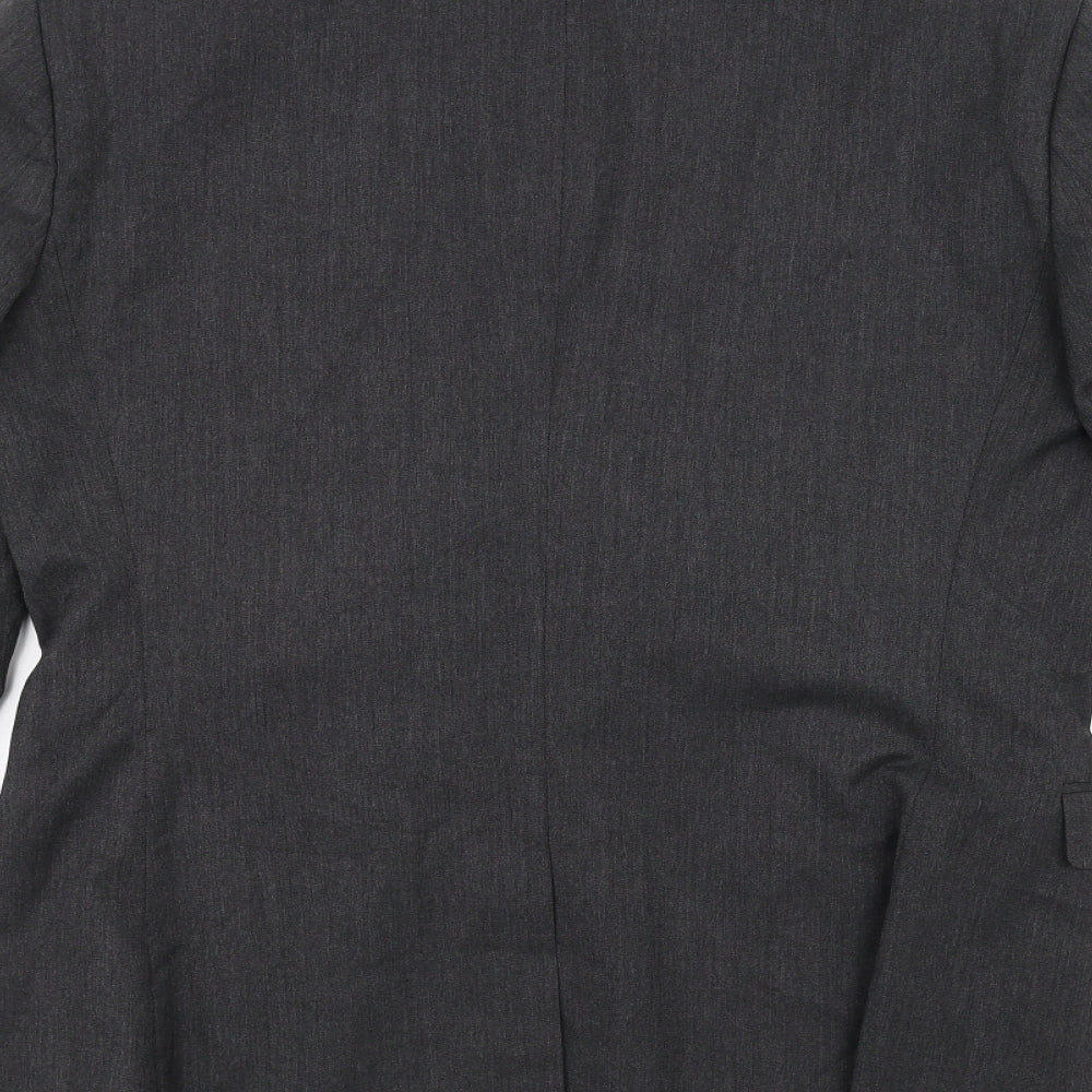 Topman Mens Grey   Jacket Suit Jacket Size 38
