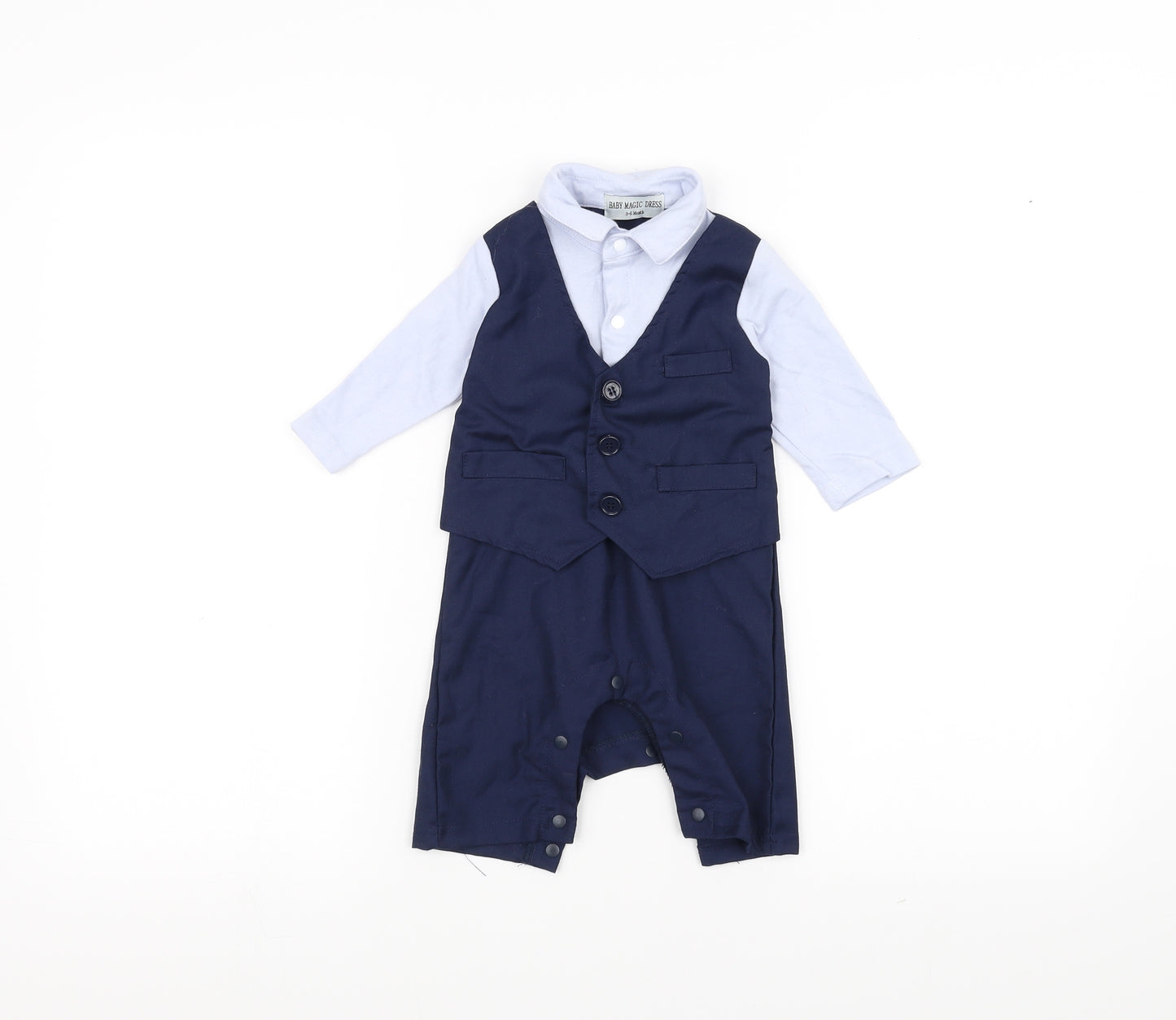 baby magic dress Baby Blue   Tuxedo Suit Size 3-6 Months