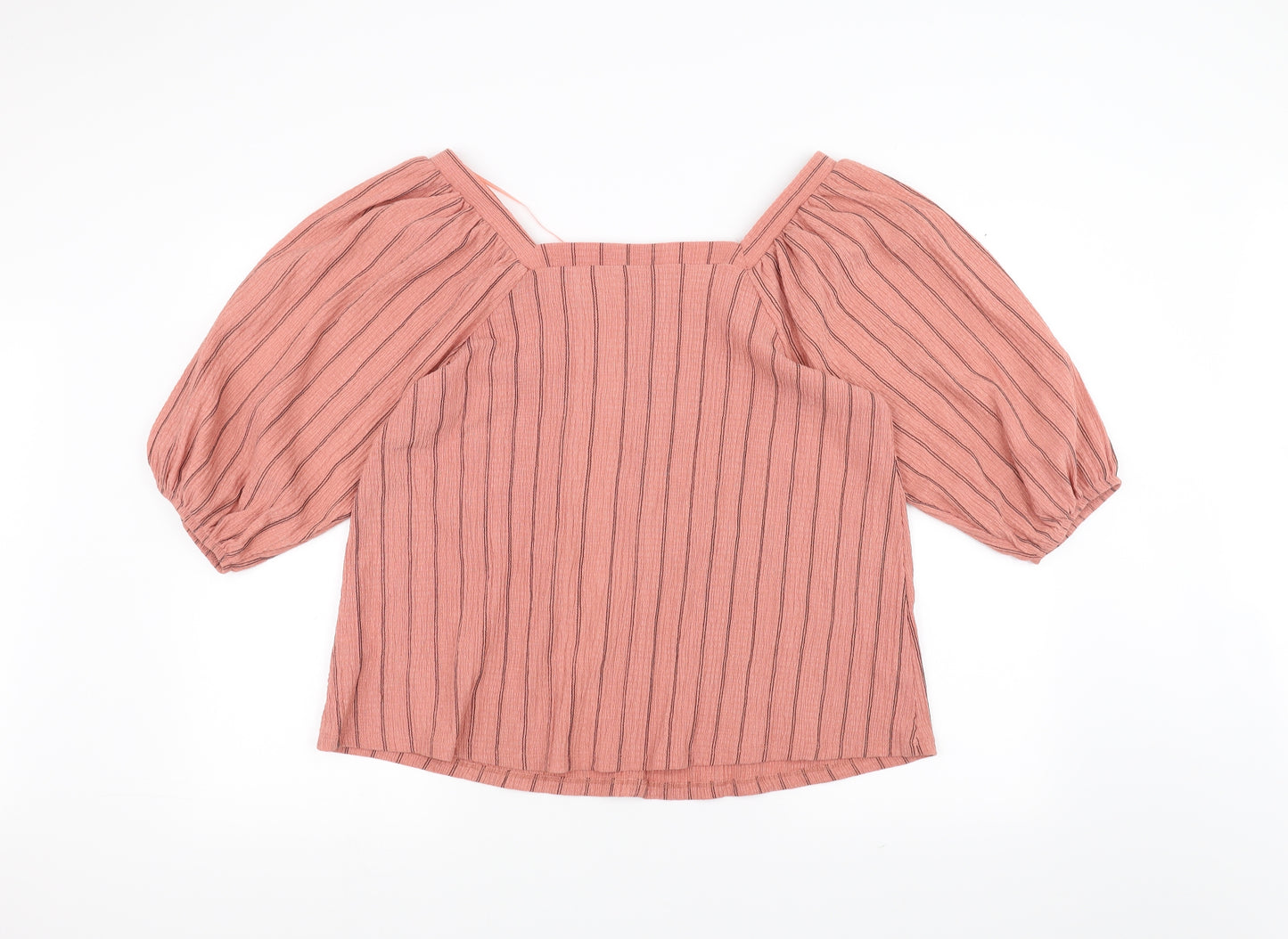 F&F Womens Pink   Basic Blouse Size 14
