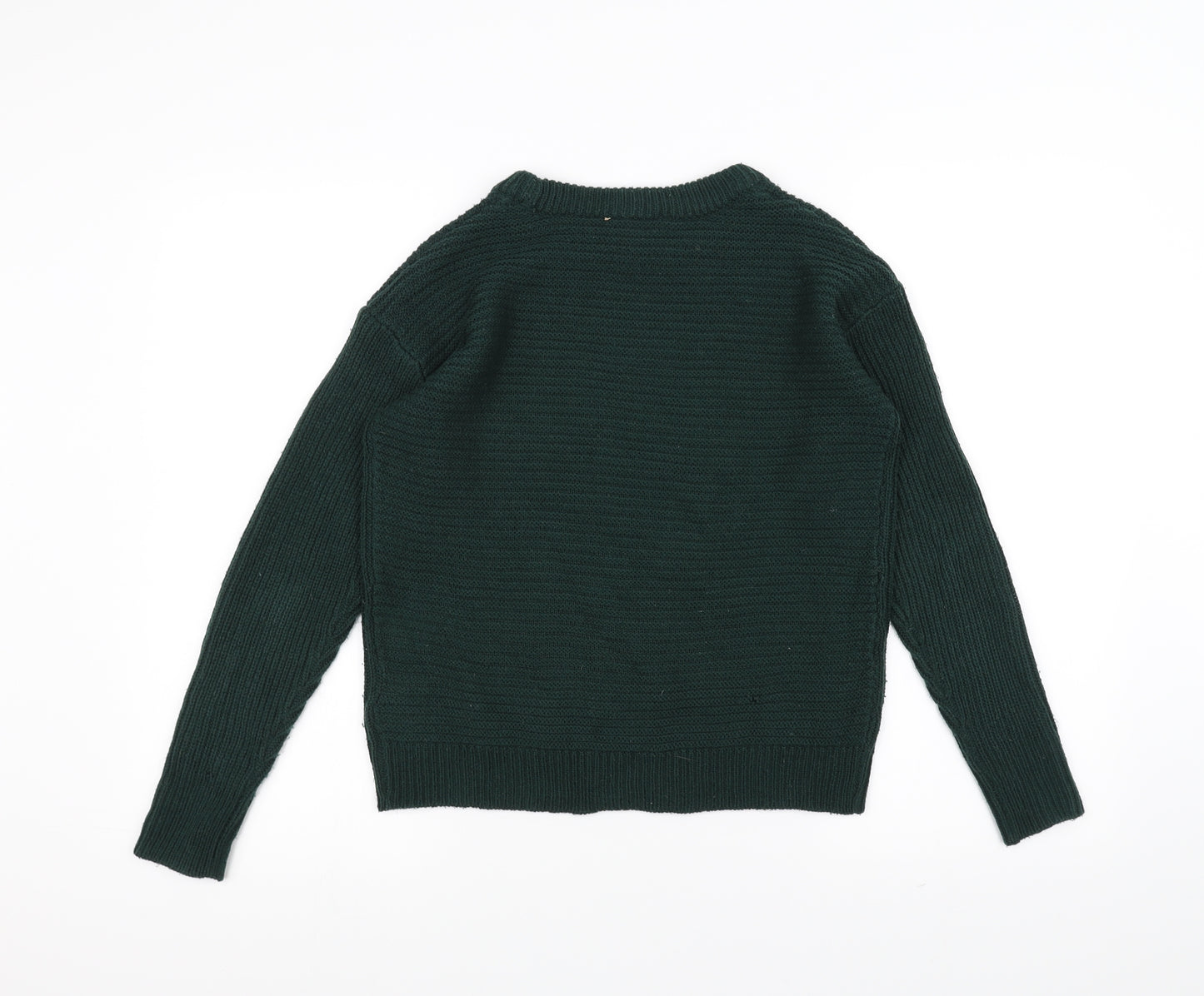 Dorothy Perkins Womens Green  Knit Pullover Jumper Size 8