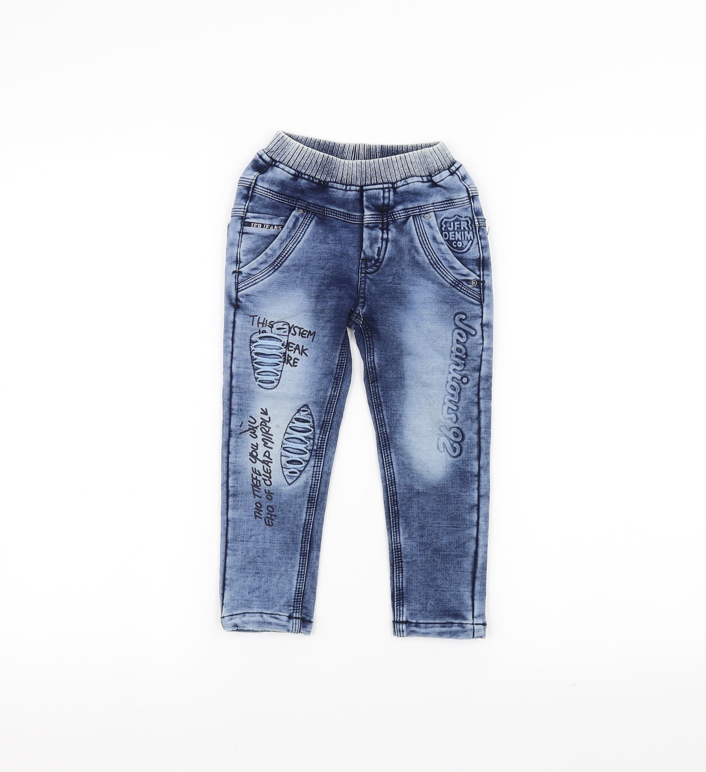 JFR Boys Blue   Straight Jeans Size 5 Years