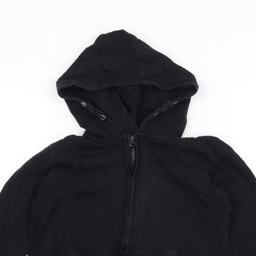 PEP&CO Girls Black   Full Zip Hoodie Size 9-10 Years