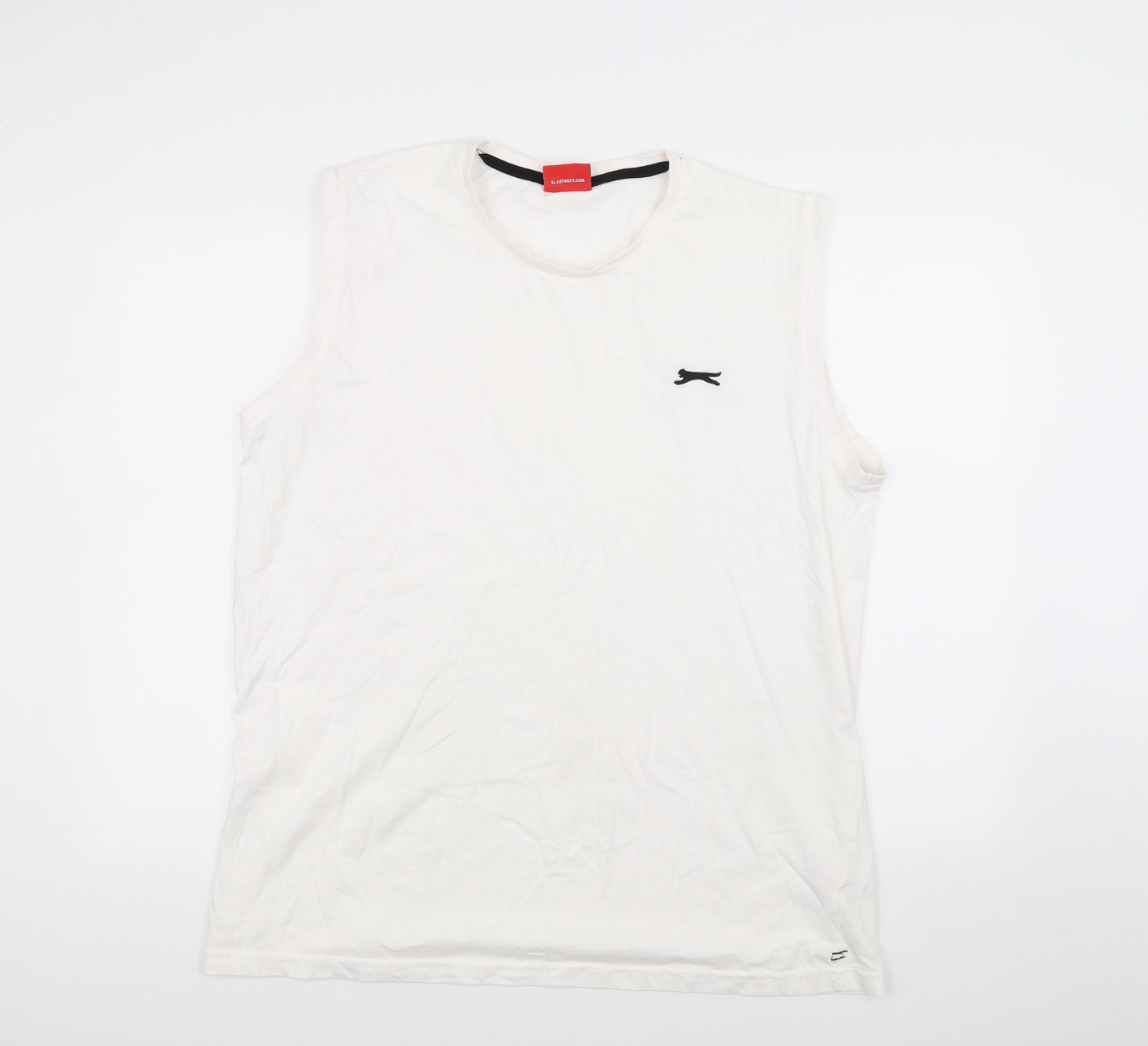 Slazenger Mens White    T-Shirt Size 2XL