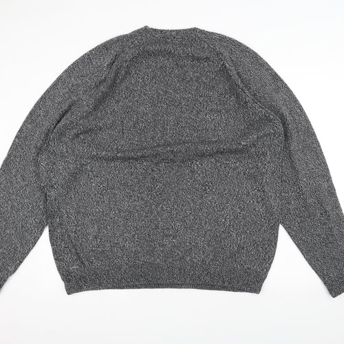 Galyan's Mens Grey  Knit Pullover Jumper Size XL