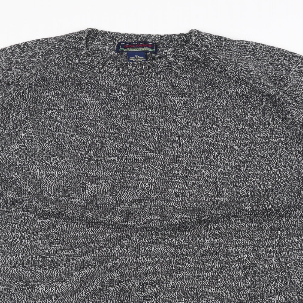 Galyan's Mens Grey  Knit Pullover Jumper Size XL