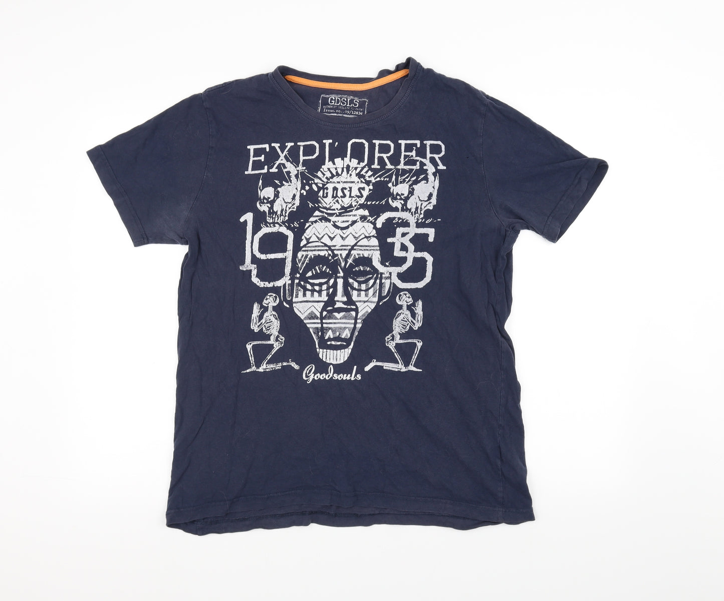 Goodsouls Mens Blue    T-Shirt Size L
