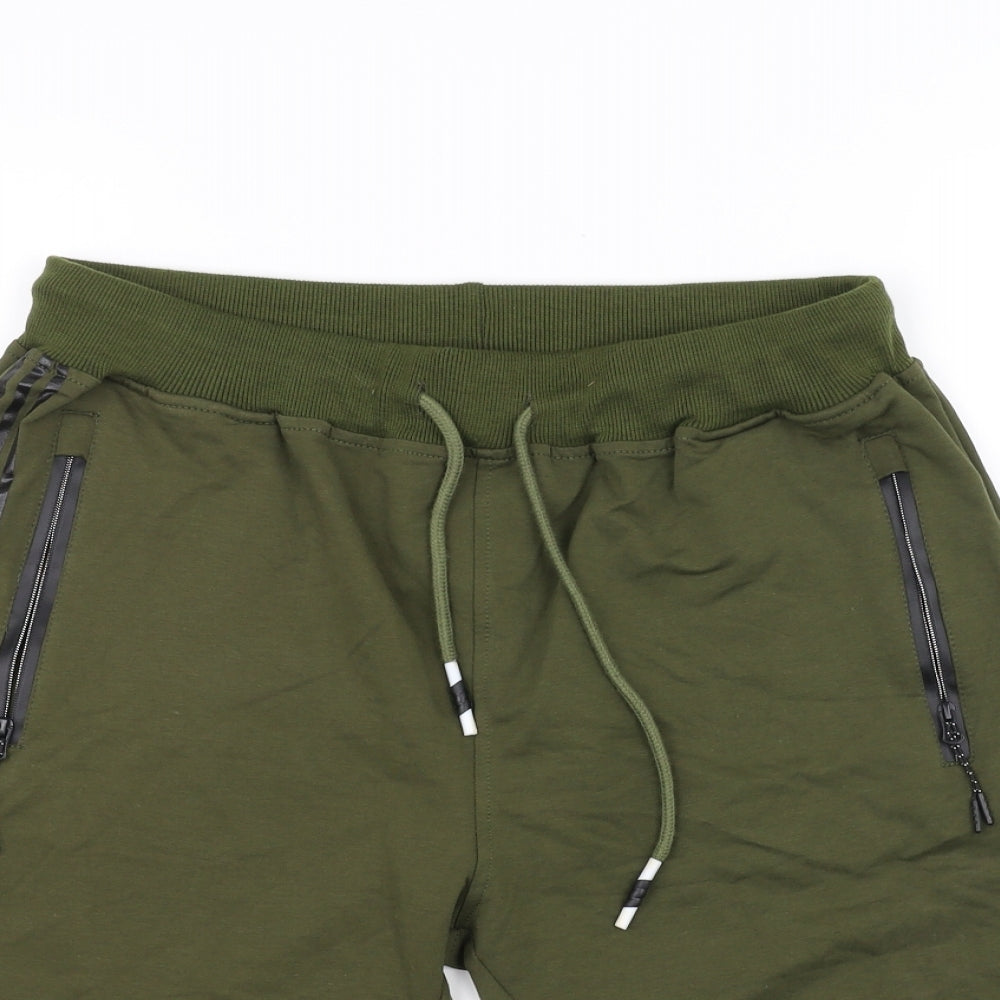 Preworn Mens Green   Sweat Shorts Size 3XL