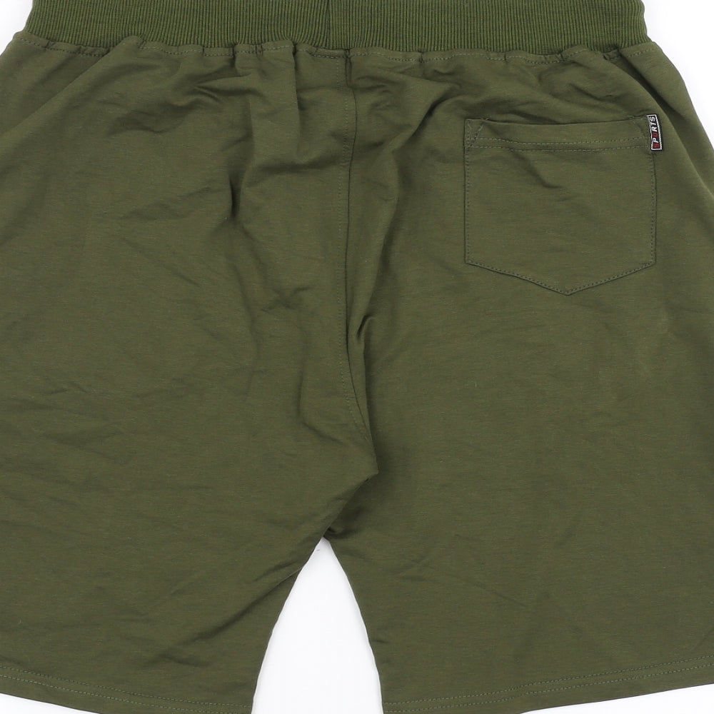 Preworn Mens Green   Sweat Shorts Size 3XL
