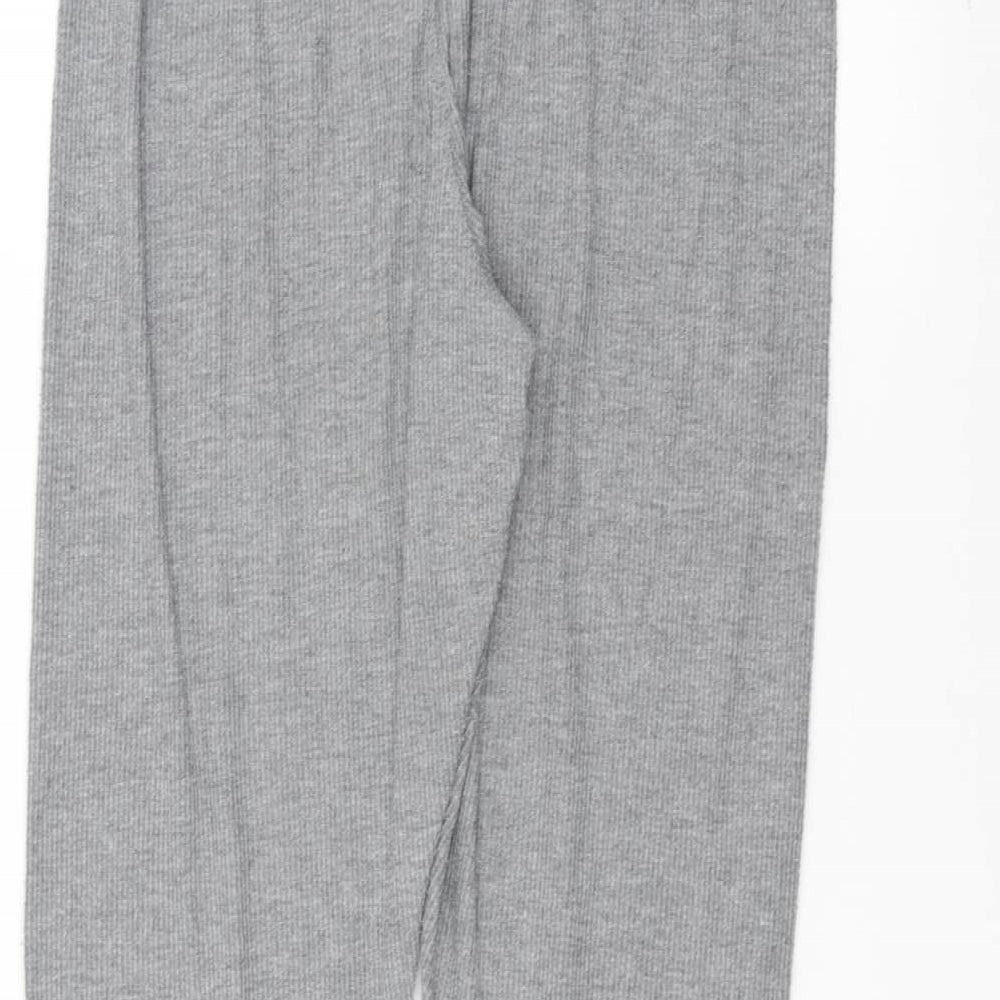 Topshop Womens Grey   Trousers  Size 14 L28 in