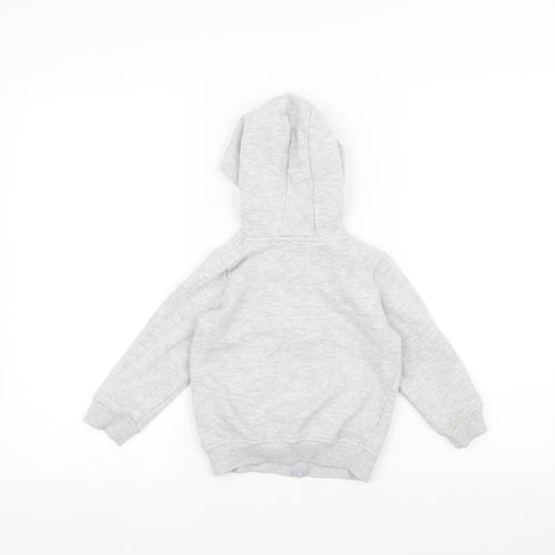 Primark Boys White   Full Zip Hoodie Size 3-4 Years