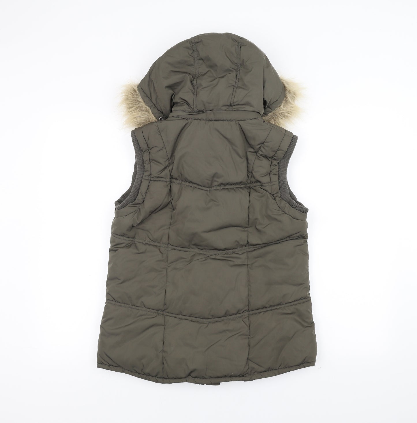TU Womens Green   Gilet Coat Size 8