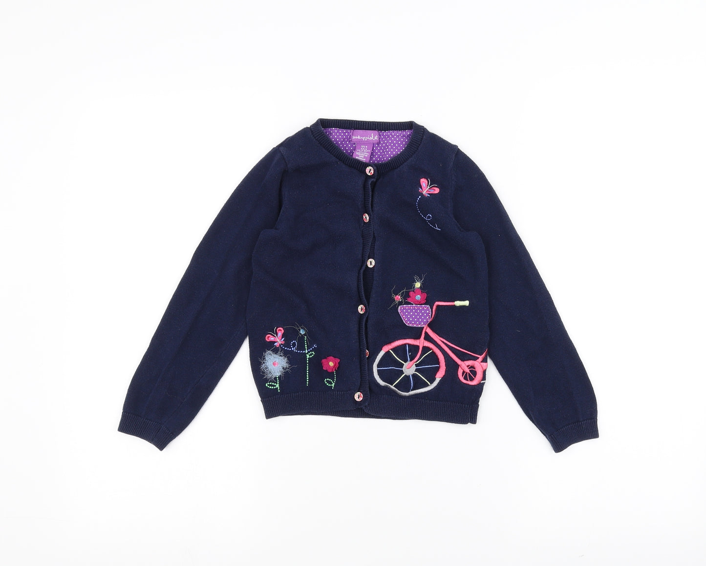 strinkingviolet Girls Blue   Cardigan Jumper Size 5 Years
