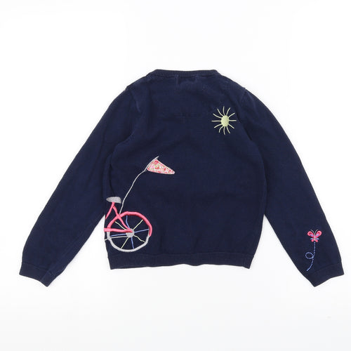 strinkingviolet Girls Blue   Cardigan Jumper Size 5 Years