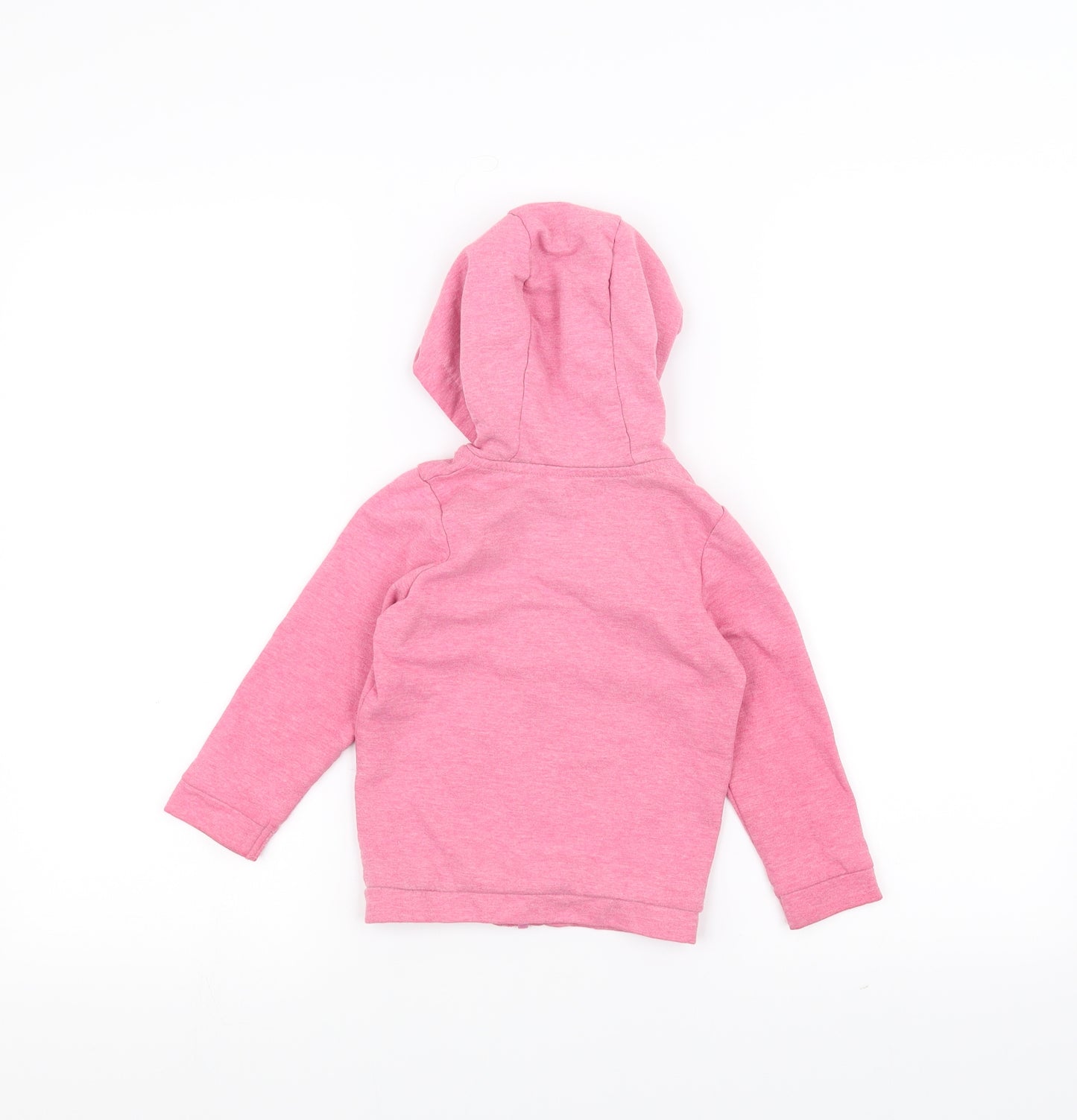Nutmeg Girls Pink   Full Zip Hoodie Size 2-3 Years
