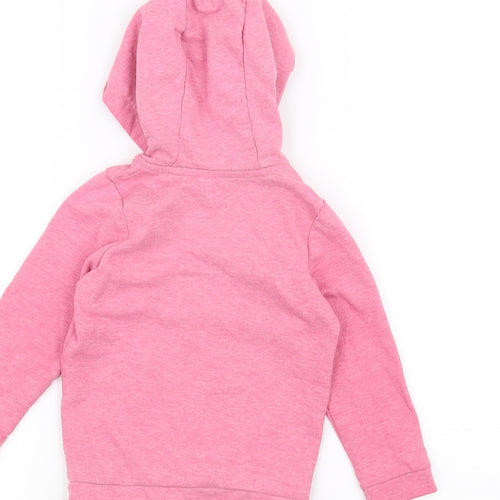 Nutmeg Girls Pink   Full Zip Hoodie Size 2-3 Years