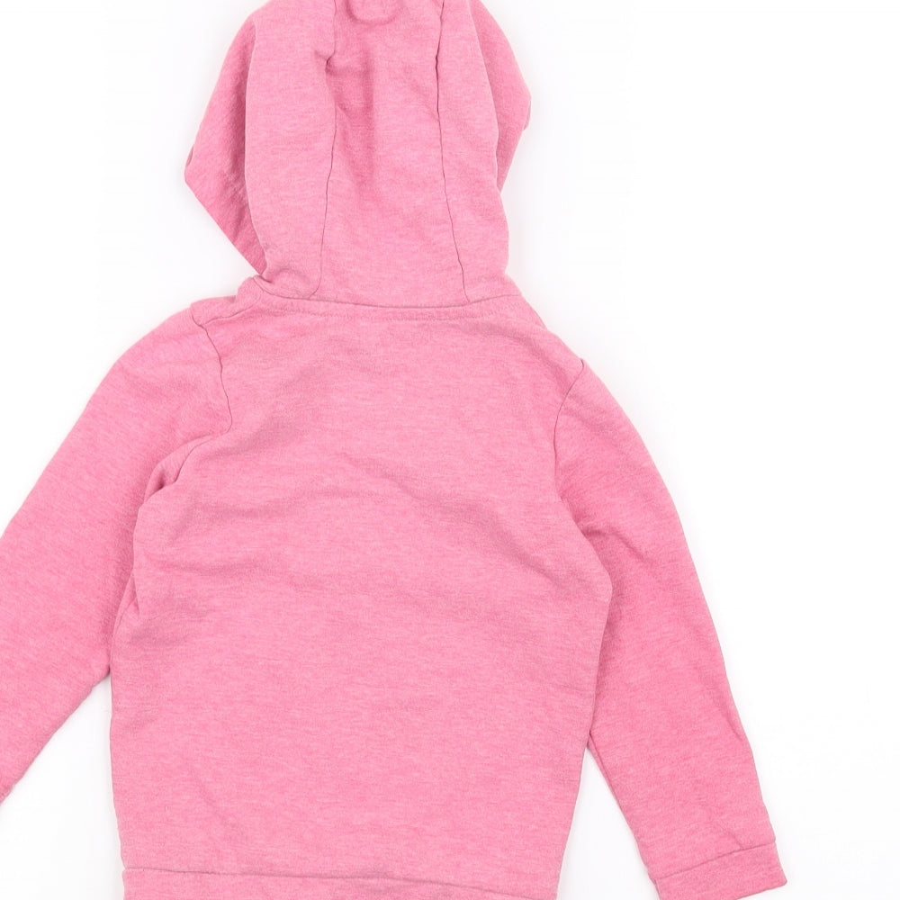 Nutmeg Girls Pink   Full Zip Hoodie Size 2-3 Years