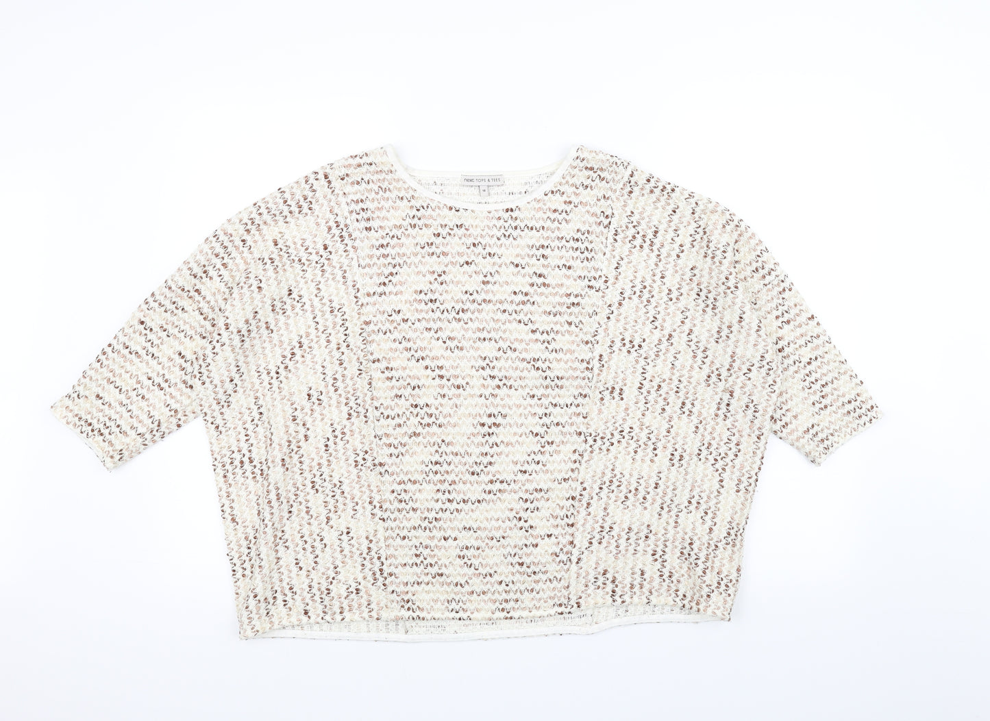 NEXT Womens White   Pullover Jumper Size 10