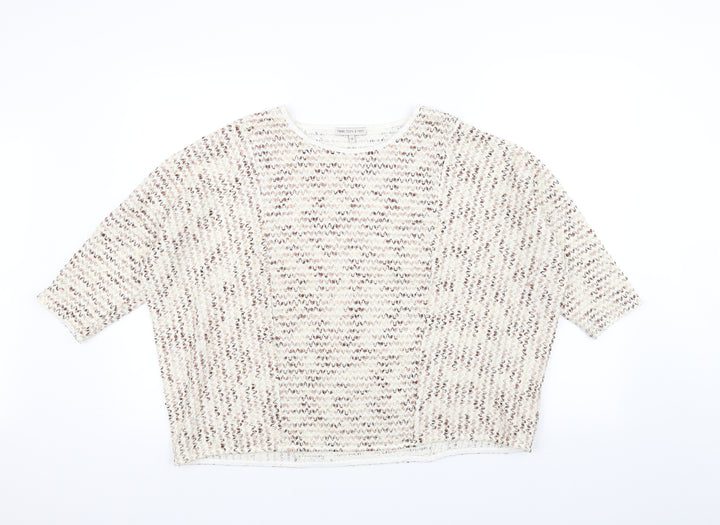 NEXT Womens White   Pullover Jumper Size 10