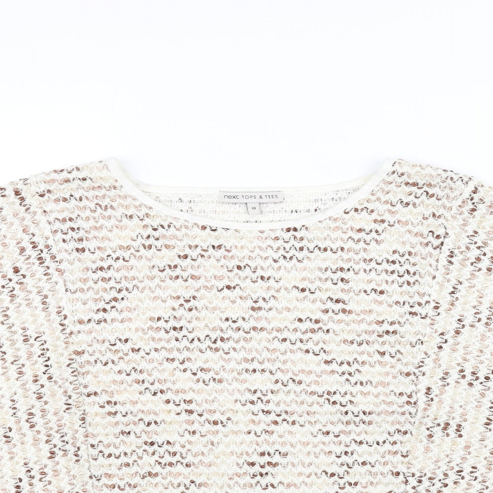 NEXT Womens White   Pullover Jumper Size 10