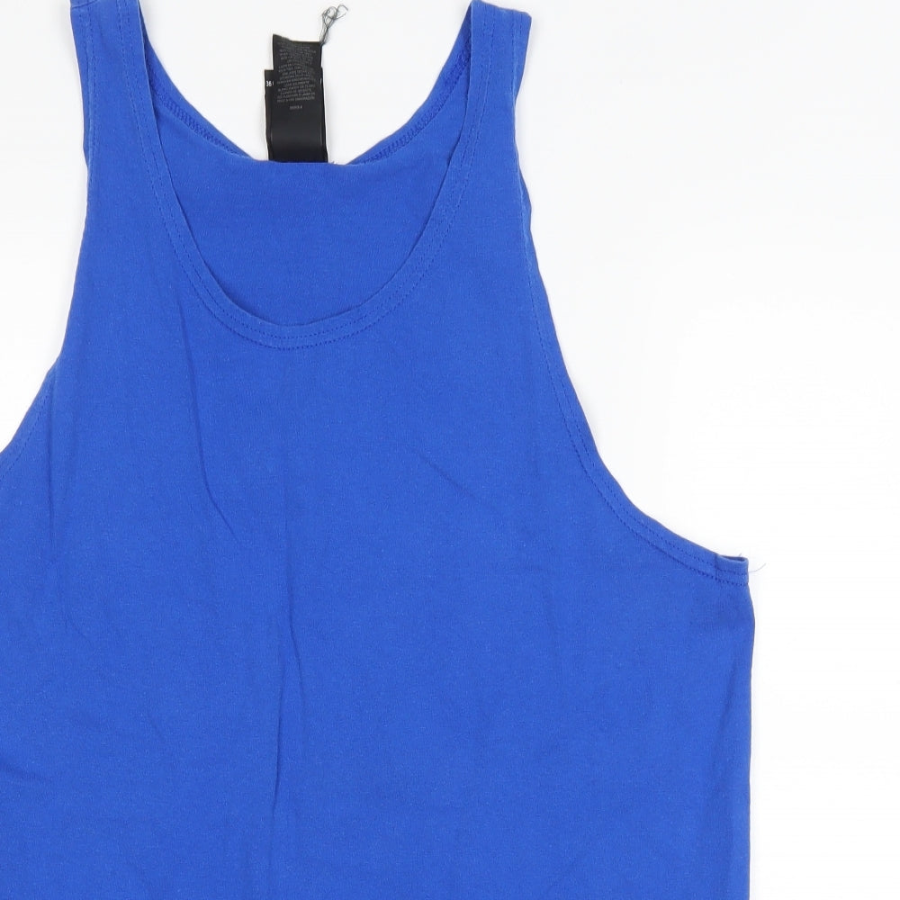 USA Mens Blue   Basic Tank Size L