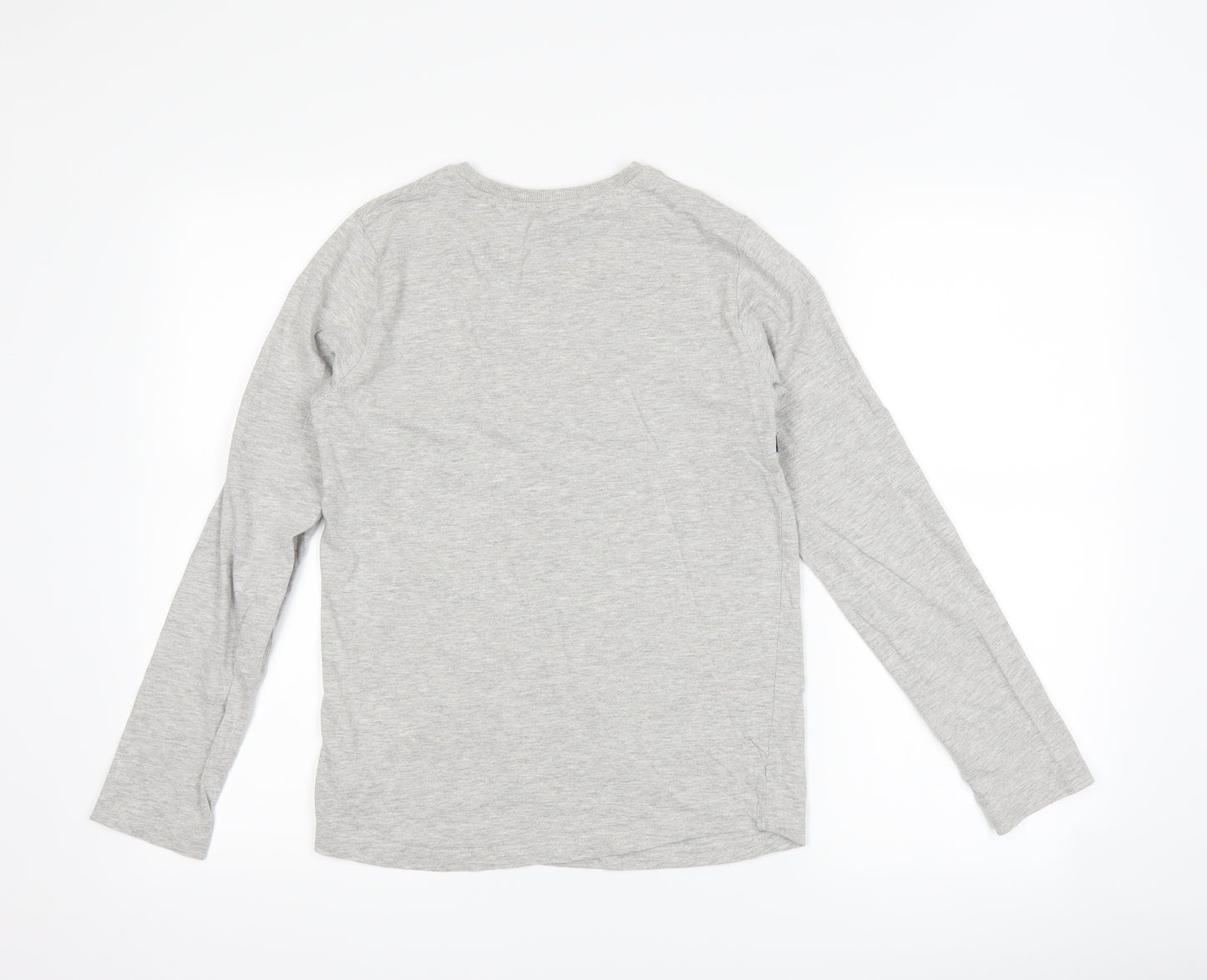 NEXT Boys Grey Striped  Basic T-Shirt Size 12 Years