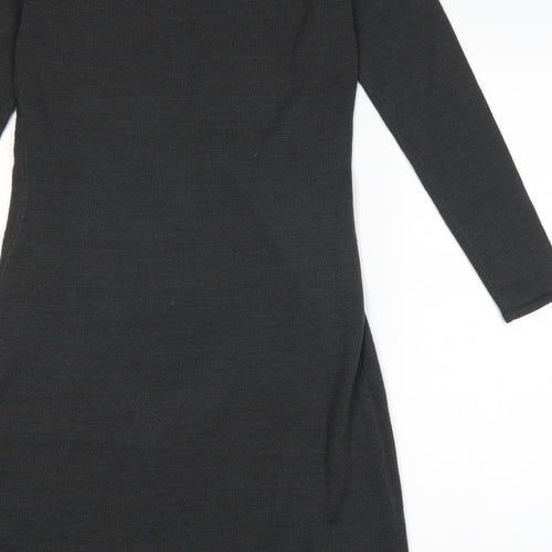 minuet Petite Womens Grey   Jumper Dress  Size 8