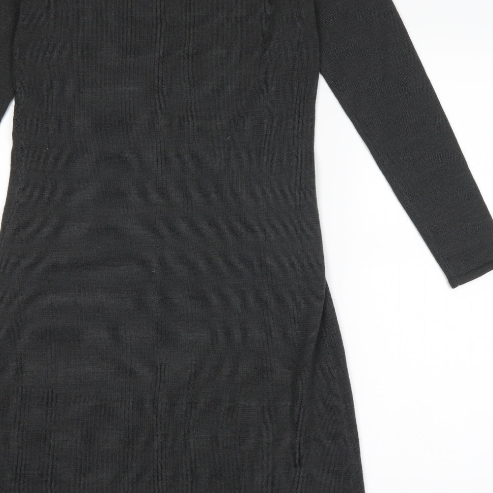 minuet Petite Womens Grey   Jumper Dress  Size 8